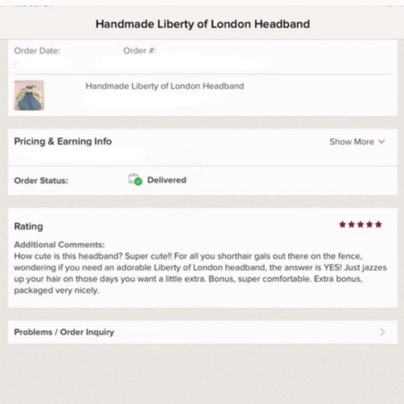 Liberty of London Art Fabric Headband Betsy Meadow Pink Green Colorful Pastel - Picture 12 of 14